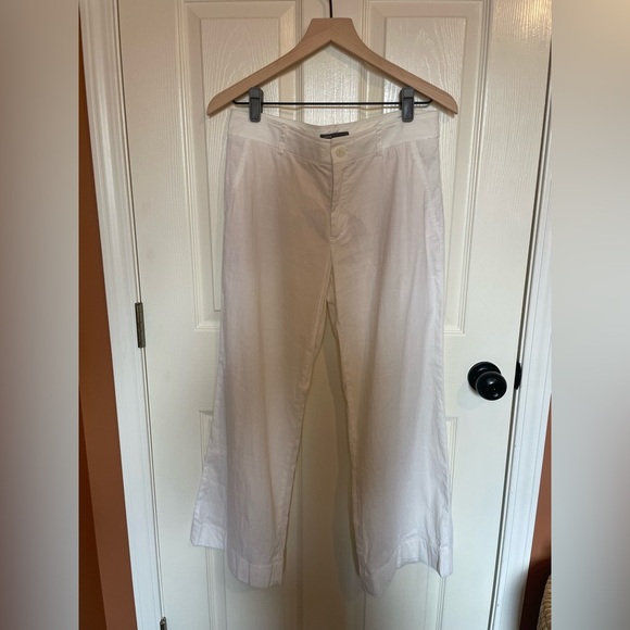 Vince Linen Blend Wide Leg Pants - Picture 1 of 8